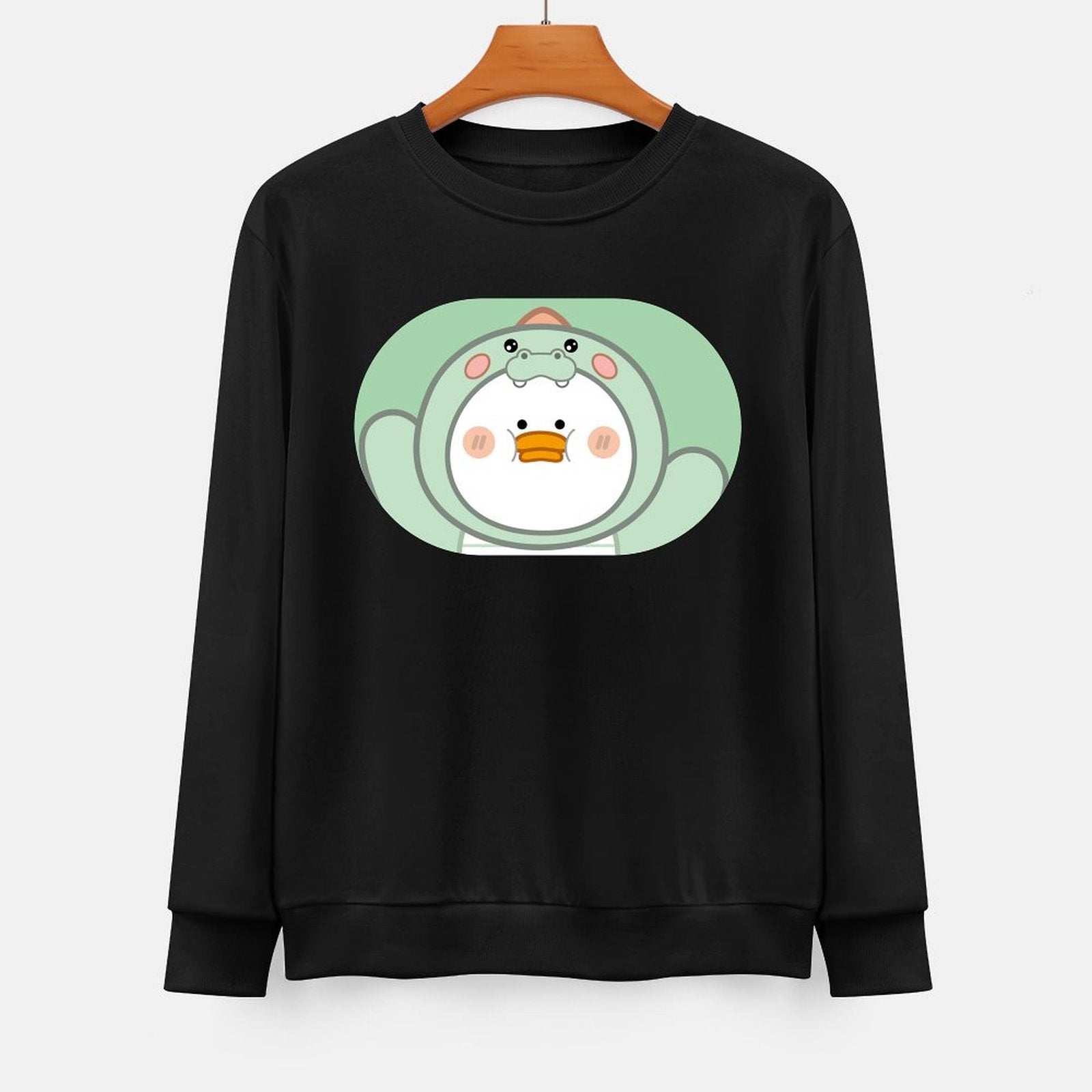 Front Patterned Long Sleeve TopLogo-Ready EverydayTee